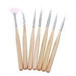 Conjunto de pincéis-Unhas 7 peças